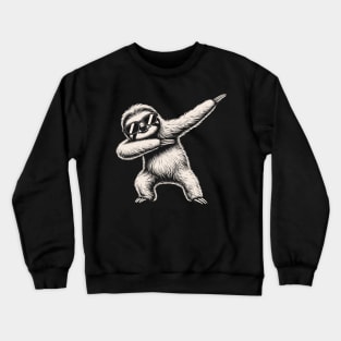 Dabbing Sloth Crewneck Sweatshirt